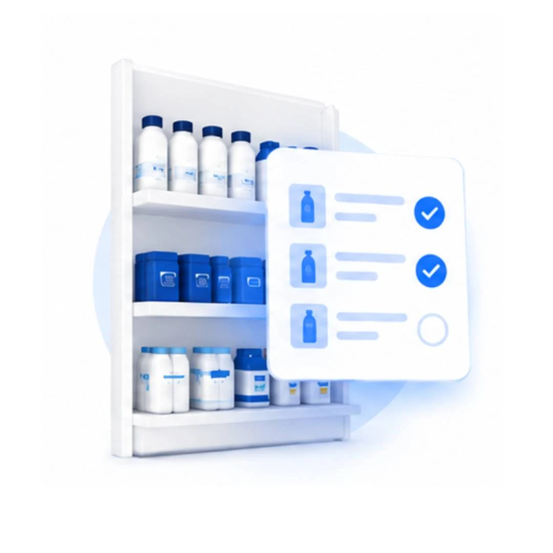 AI analysis dashboard showing shelf issues